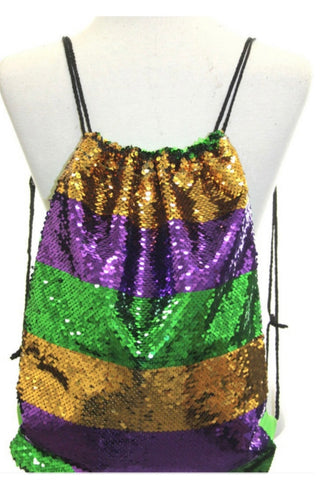 Ladies Puffer Jacket with Mardi Gras FDL
