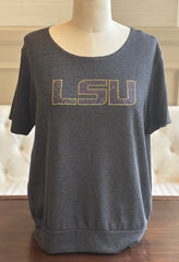French Terry Banded Top