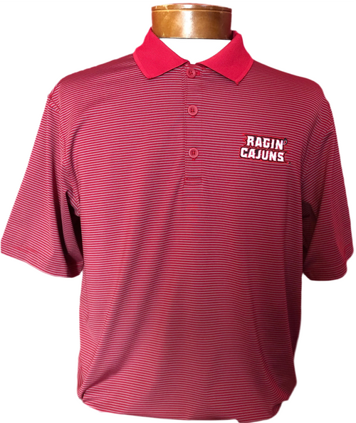UL Mens Performance Polo Red/Charcoal