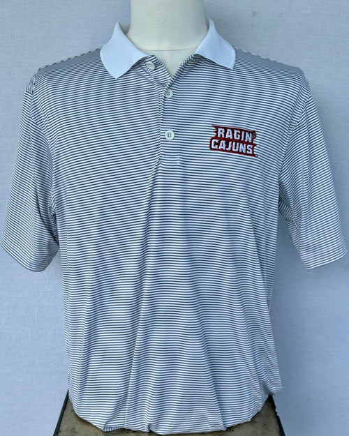 UL Mens Performance Polo White/Charcoal