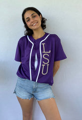 Baseball Jersey with Pearls