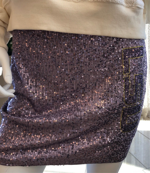 LSU Sequins Skirt