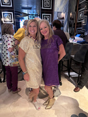 LSU Sequins Shift Dress