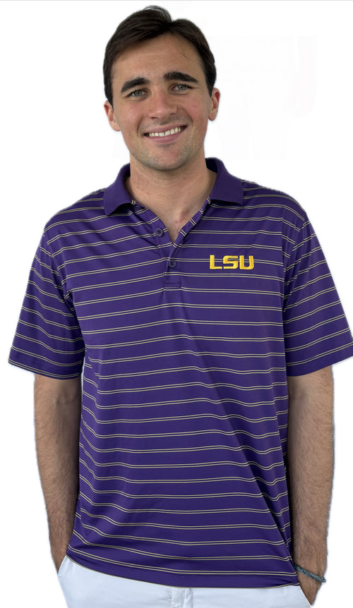 LSU Mens Performance Polo