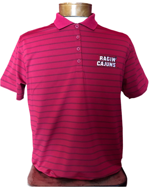 UL MensPerformance Polo Red/Black