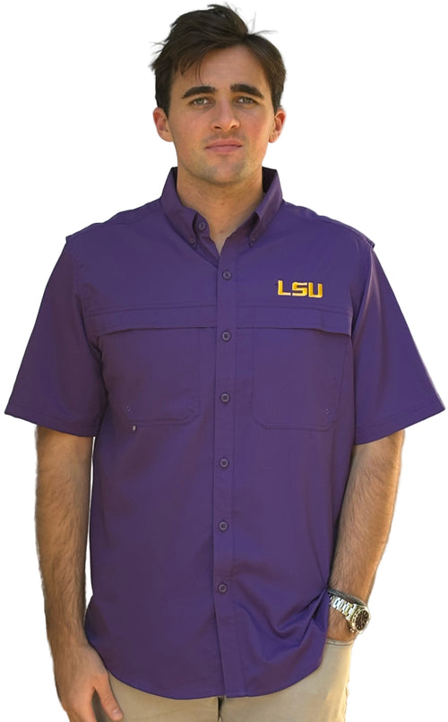 LSU Men’s Fishing Shirt