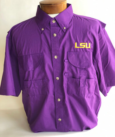 Columbia LSU Fishing Shirt