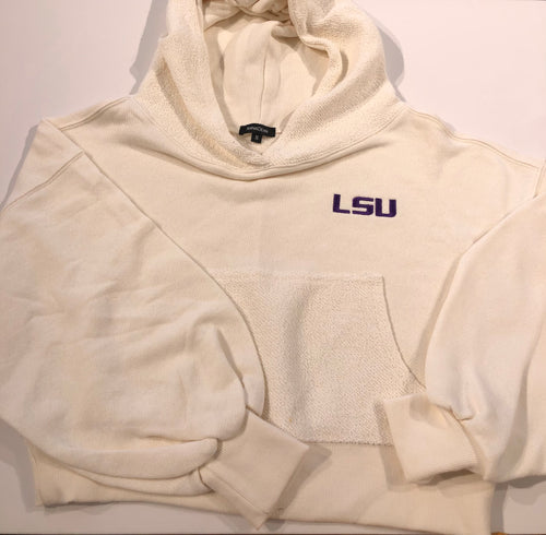 Cropped Reverse French Terry Hoodie