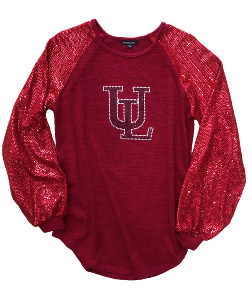 UL Knit Top with Sequins L/S