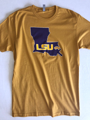 FRENCH TERRY HOODIE LSU STATE